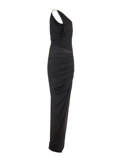 RICK OWENS VESTIDO LARGO - NEGRO