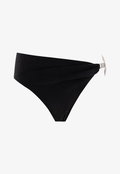 Rick Owens Hydra Bikini Bottom In Black