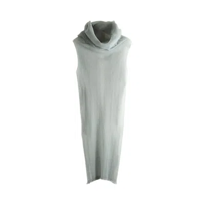 Pre-owned Rick Owens In Maglia Transparent Tube Top 'pearl' | White | Women's Size M