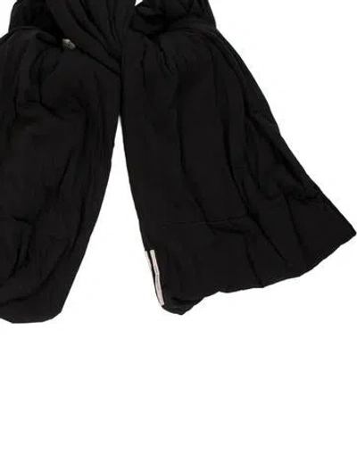 Pre-owned Rick Owens Infinity Scarf In Black