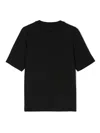 Rick Owens Inside-out-seams Cotton T-shirt In Black