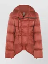 Rick Owens Insulated Long Sleeve Puffer Jacket In Brown