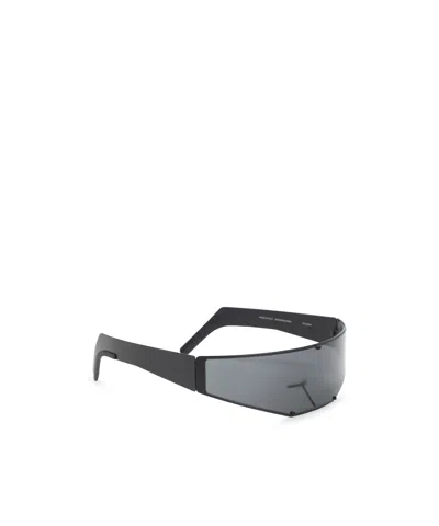 Rick Owens Full Frame Sunglasses In Blue