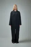 Rick Owens Island Coat In Cashmere In Black
