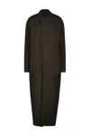 Rick Owens Island Coat In Cashmere In Forest