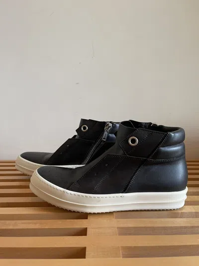 Pre-owned Rick Owens Island Dunk Size 40.5 Shoes In Black