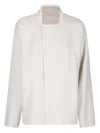 Rick Owens Lightweight Camel Hair Jacket With Squared Collar In Neutral