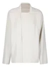 Rick Owens Island Overlap Jacket In Neutral