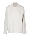 Rick Owens Island Straight Hem Jacket In White