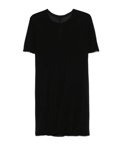 Rick Owens Item O-neck Short-sleeved T-shirt In Black