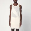 Rick Owens Ivory Tank Top With Draping In White