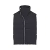 Rick Owens Quilted Asymmetrical Vest In Black