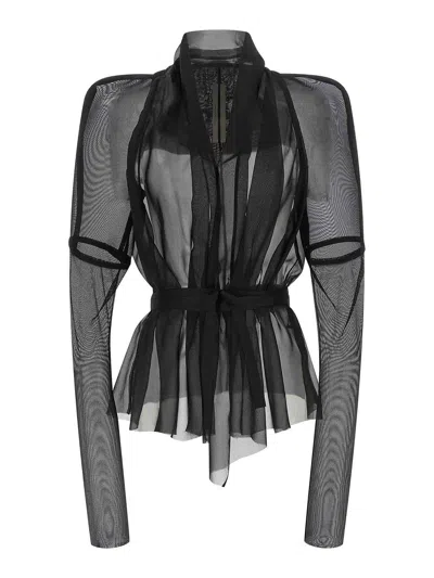 Rick Owens Jacket In Black