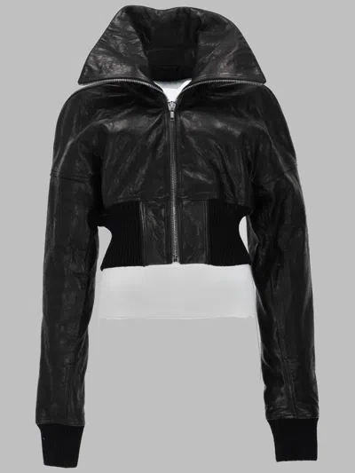 Rick Owens Jacket In Black