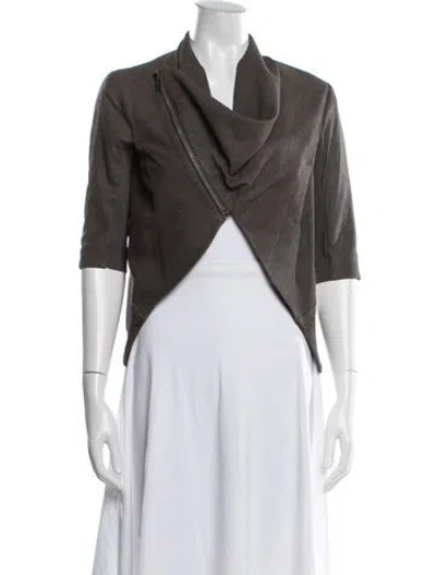 Pre-owned Rick Owens Jacket In Brown