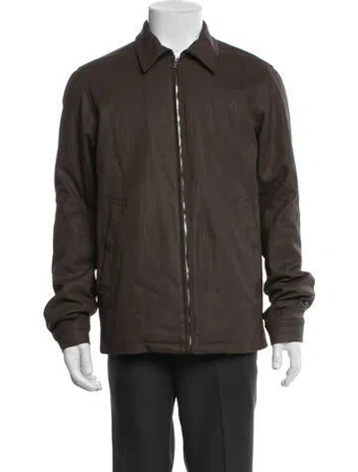 Pre-owned Rick Owens Jacket In Brown