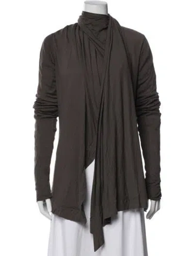 Pre-owned Rick Owens Jacket In Brown