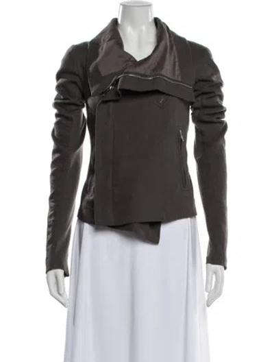 Pre-owned Rick Owens Jacket In Brown