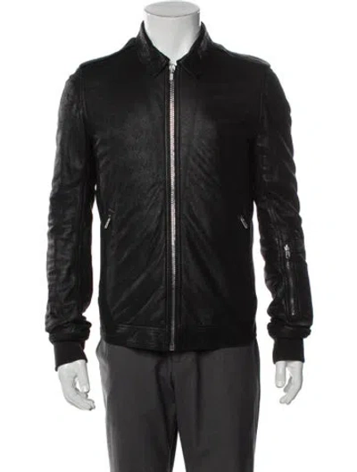 Pre-owned Rick Owens Jacket In Gray