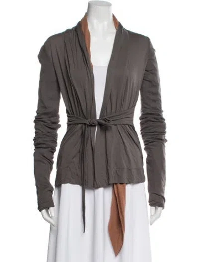 Pre-owned Rick Owens Jacket In Gray