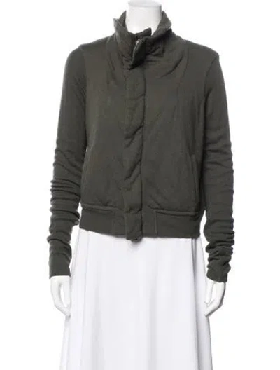 Pre-owned Rick Owens Jacket In Green