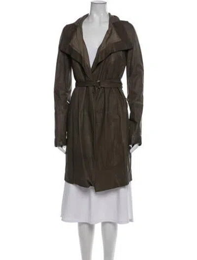Pre-owned Rick Owens Jacket In Green