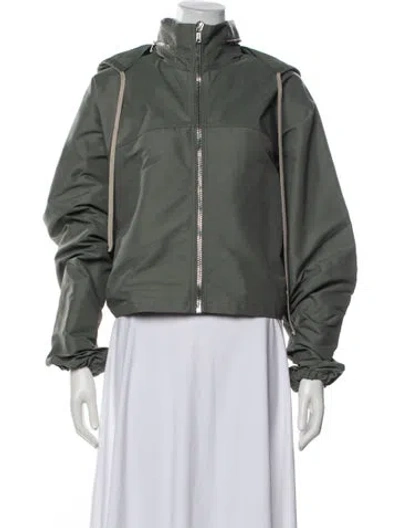 Pre-owned Rick Owens Jacket In Green
