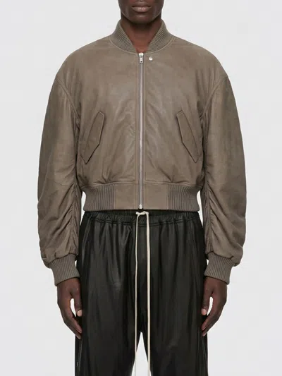 Rick Owens Jacket Men  In Gray