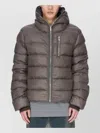 Rick Owens Gimp Padded Down Jacket In Re-nylon In Gray