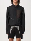 Rick Owens Long Sleeve Casual Jacket In Schwarz