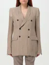 Rick Owens Women Double-breasted Blazer In Neutral
