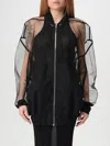Rick Owens Jumbo Flight Casual Jackets And Parka Black In Black