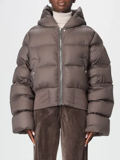 Rick Owens Jacket  Woman Color Grey In Brown