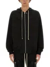 Rick Owens Hoodie In Black
