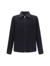 Rick Owens Collared Shirt Jacket Featuring Front Pockets In Black