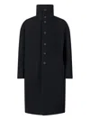 Rick Owens Wool Coat In Black