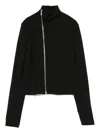 Rick Owens Gary Wool-blend Biker Jacket In Black