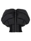 Rick Owens Mini Horus Sl Jkt Down Jacket In Black