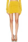 Rick Owens Jade Mini Skirt In Acid