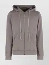 Rick Owens Logo-embroidered Zip-up Hoodie