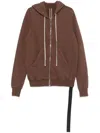 Rick Owens Jason Hoodie In Brown