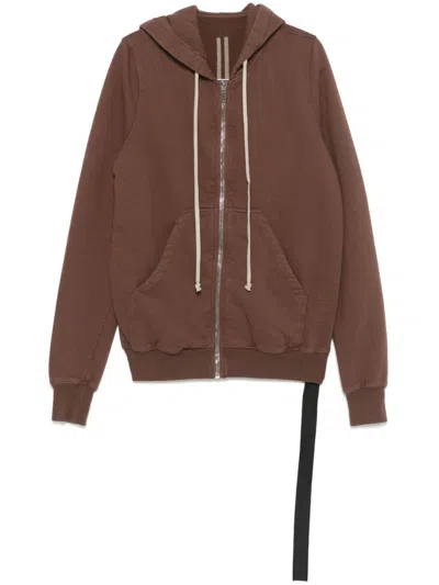 Rick Owens Jason Hoodie In Brown