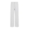 Rick Owens Geth Jeans Straight Hem Wide Leg In Blue