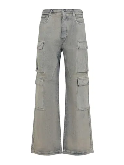 RICK OWENS JEANS BOOT-CUT - AZUL