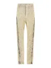 Rick Owens Gold Bolan Banana Jeans