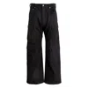 Rick Owens Trousers With Cargo Pockets And Wide Leg In Black