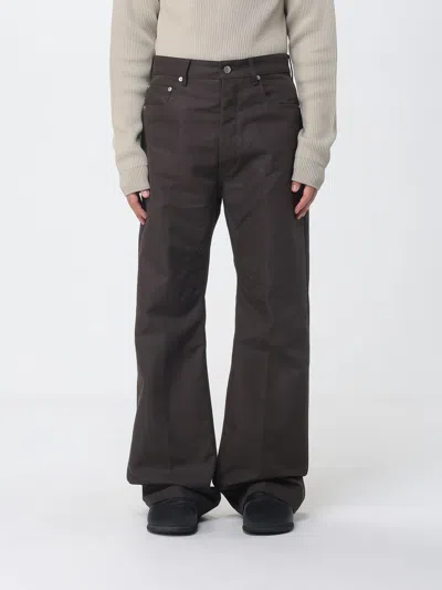 Rick Owens Jeans  Men Color Dust In Black