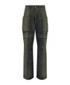 Rick Owens Cargo Pockets Trousers With Belt Loops In Black