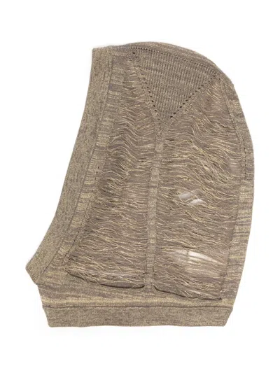 Rick Owens Jera Hood In Gold