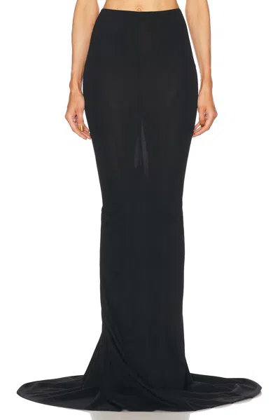 RICK OWENS JERSEY LIDO SKIRT